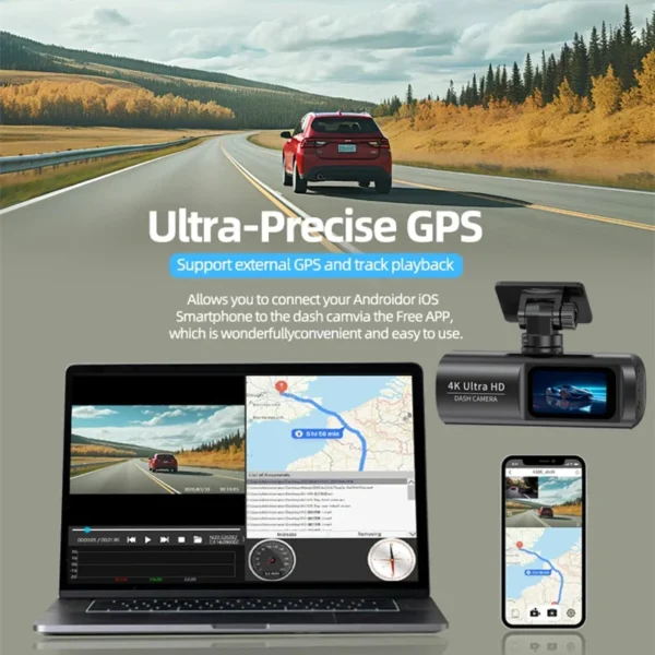 ⁦E-ACE Dash Cam UHD 4K⁩ - الصورة ⁦5⁩