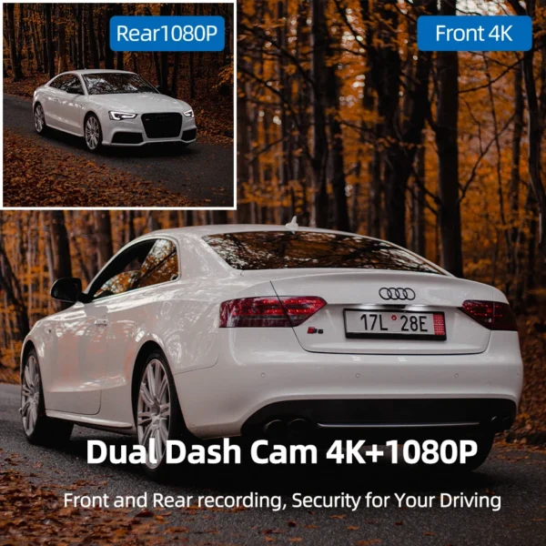 ⁦E-ACE Dash Cam UHD 4K⁩ - الصورة ⁦2⁩