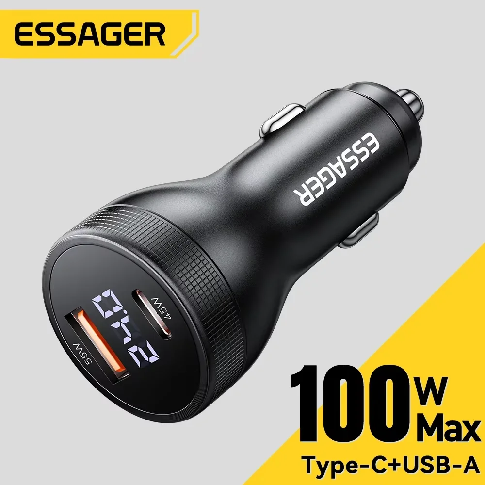 شاحن سيارة Essager بقوة 100 واط