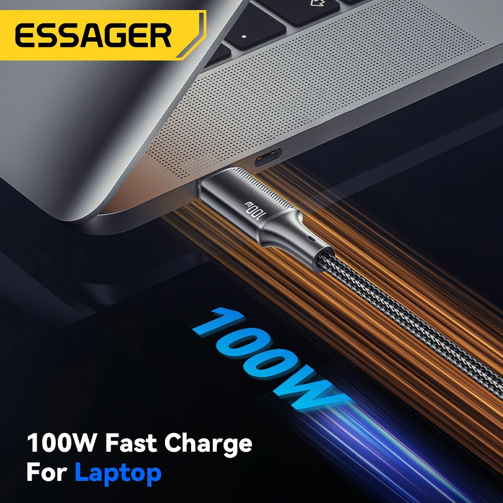 كابل Essager PD بقوة 100 واط من النوع كابل شحن سريع - الصورة 2